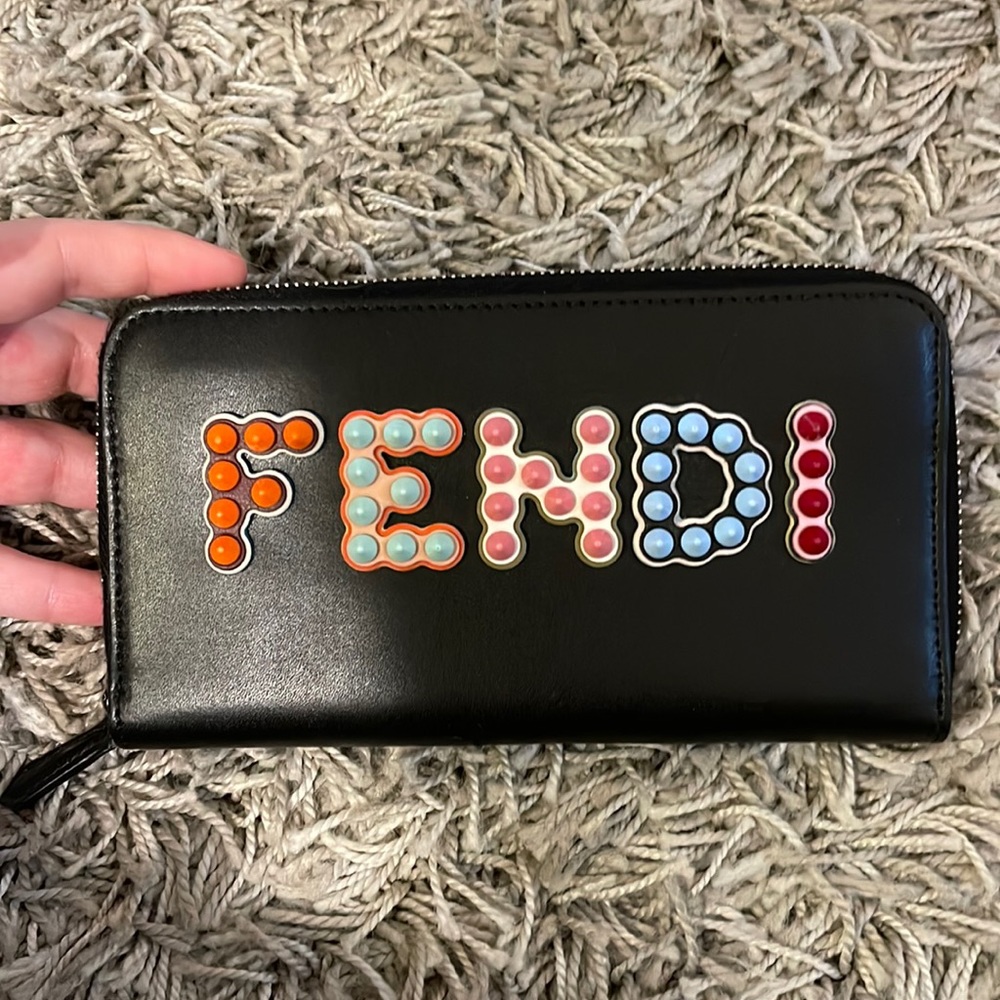 Fendi multicolored wallet -used twice